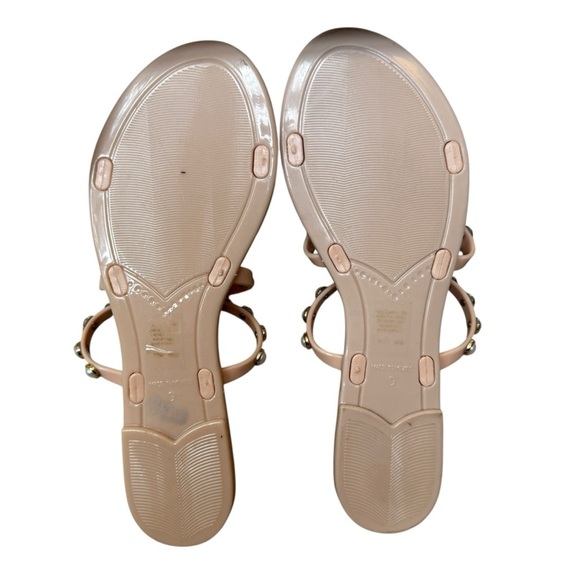 Steve Madden Yalsa Nude Pearl Jelly Sandals, Size 9 - Picture 4 of 5